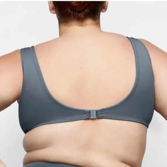 2pcs SKIMS SHAPING SWIM UNLINED UNDERWIRE & SWIM MID COVERAGE BOTTOMS/ XXS/NWT - Picture 9 of 15